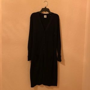 CAbi Counsel Cardigan (Item 5450) in Navy Size Large.